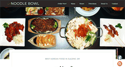 Desktop Screenshot of noodlebowlrestaurant.com