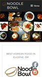 Mobile Screenshot of noodlebowlrestaurant.com